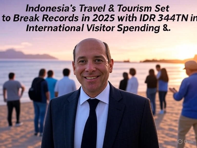 Indonesia’s Travel & Tourism Set to Break Records in 2025 with IDR 344TN in International Visitor Spending